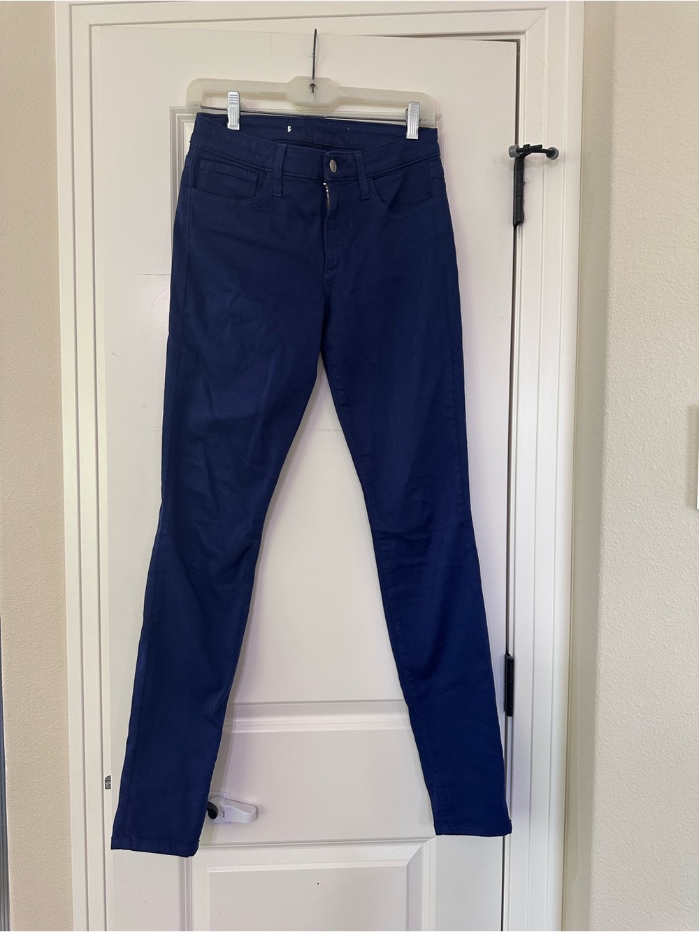 Joe's Jeans Navy Blue Straight-Leg Pants